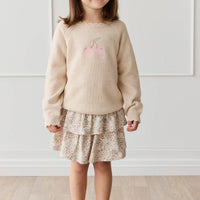 Organic Cotton Ruby Skirt - April Glacier Childrens Dress from Jamie Kay Australia