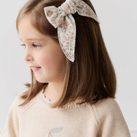 Organic Cotton Bow - April Glacier Childrens Bow from Jamie Kay Australia