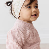 Leon Jumper - Shell Pink Childrens Jumper from Jamie Kay Australia