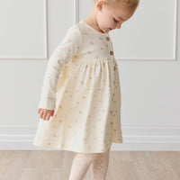 Organic Cotton Poppy Dress - Meredith Egret Childrens Dress from Jamie Kay Australia