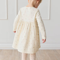 Organic Cotton Poppy Dress - Meredith Egret Childrens Dress from Jamie Kay Australia