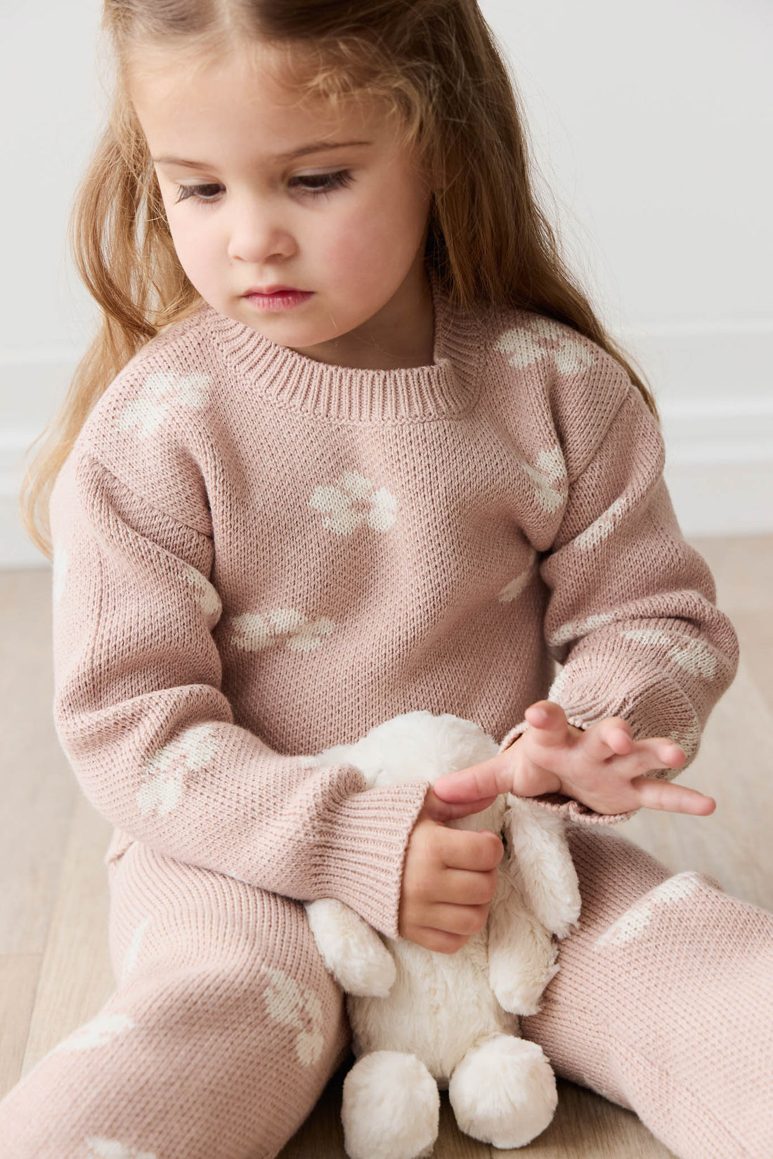 Evelyn Jumper - Frankie Knit Rose Childrens Jumper from Jamie Kay Australia