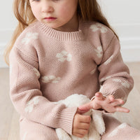 Evelyn Jumper - Frankie Knit Rose Childrens Jumper from Jamie Kay Australia