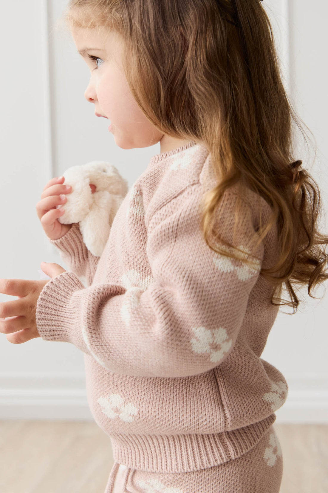 Evelyn Jumper - Frankie Knit Rose Childrens Jumper from Jamie Kay Australia