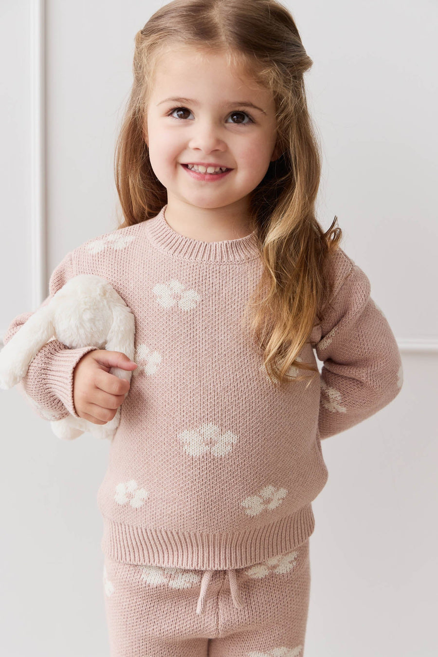 Evelyn Jumper - Frankie Knit Rose Childrens Jumper from Jamie Kay Australia