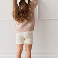 Organic Cotton Bow - Meredith Egret Childrens Bow from Jamie Kay Australia