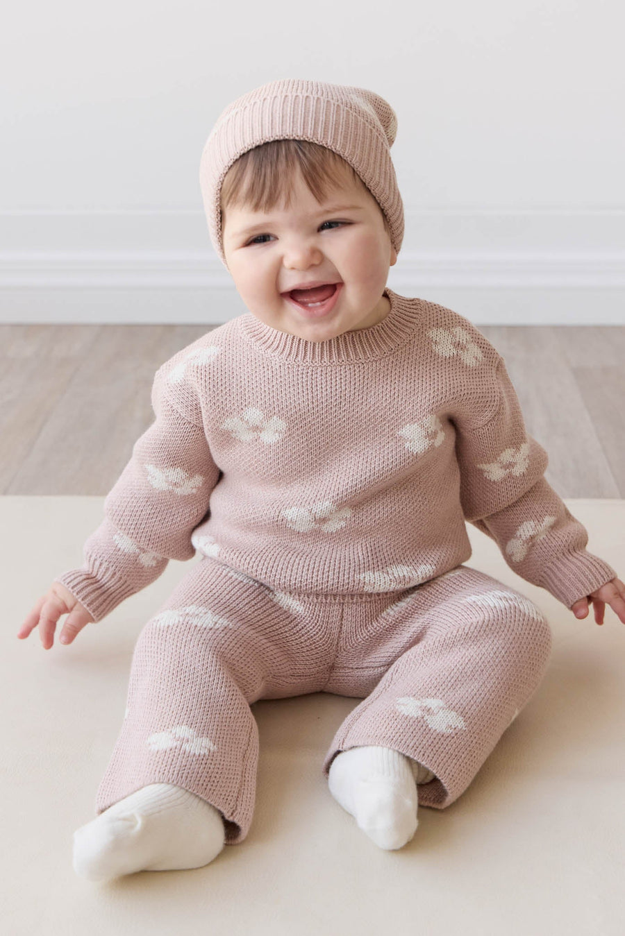 Evelyn Jumper - Frankie Knit Rose Childrens Jumper from Jamie Kay Australia