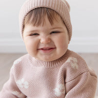 Evelyn Jumper - Frankie Knit Rose Childrens Jumper from Jamie Kay Australia