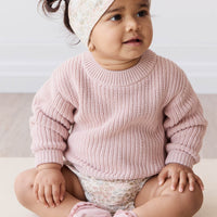 Organic Cotton Frill Bloomer - April Glacier Childrens Bloomer from Jamie Kay Australia