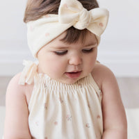 Organic Cotton Cassie Playsuit - Meredith Egret Childrens Playsuit from Jamie Kay Australia