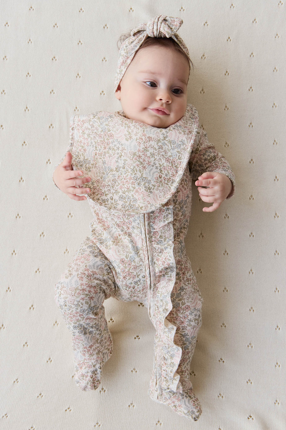 Organic Cotton Melanie Onepiece - April Glacier Childrens Onepiece from Jamie Kay Australia