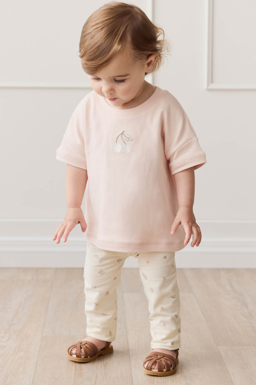 Organic Cotton Everyday Legging - Meredith Egret Childrens Legging from Jamie Kay Australia