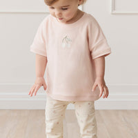 Organic Cotton Everyday Legging - Meredith Egret Childrens Legging from Jamie Kay Australia