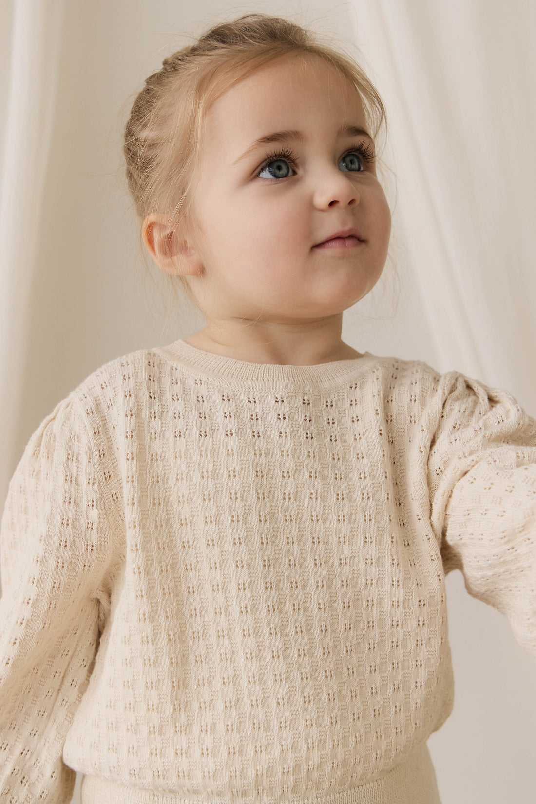 Penelope Jumper - Vanilla Childrens Jumper from Jamie Kay Australia