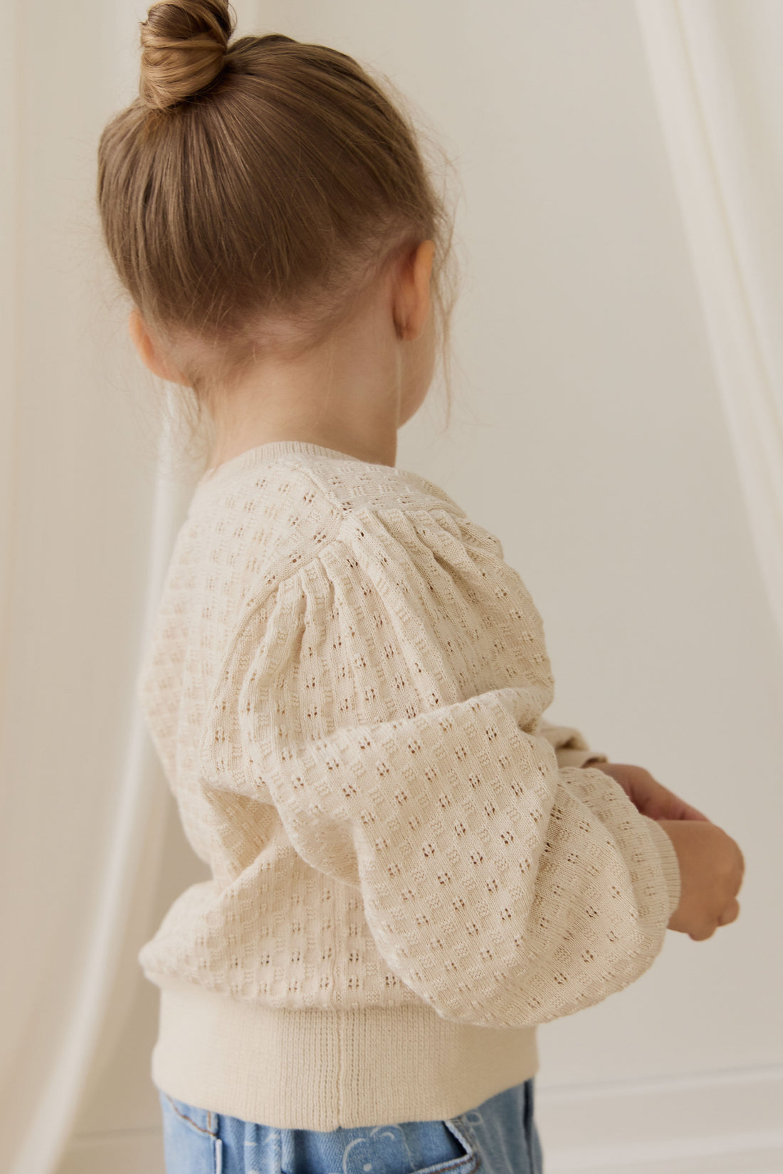 Penelope Jumper - Vanilla Childrens Jumper from Jamie Kay Australia