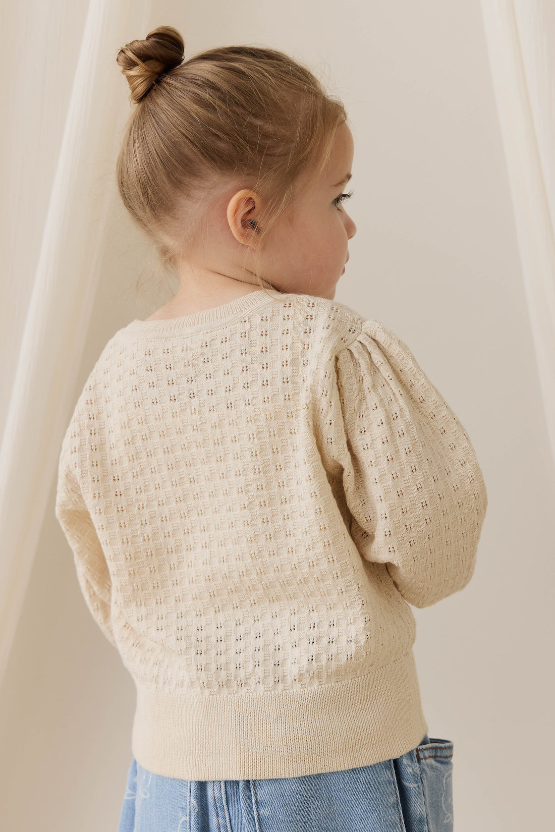Penelope Jumper - Vanilla Childrens Jumper from Jamie Kay Australia