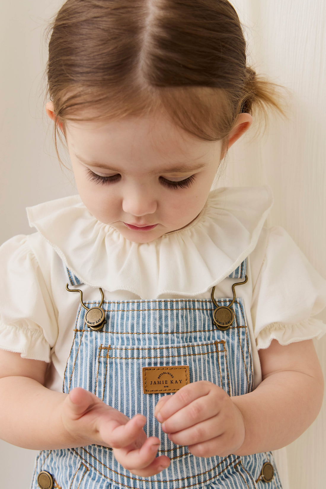 Cecil Overall - Holiday Stripe Childrens Overall from Jamie Kay Australia