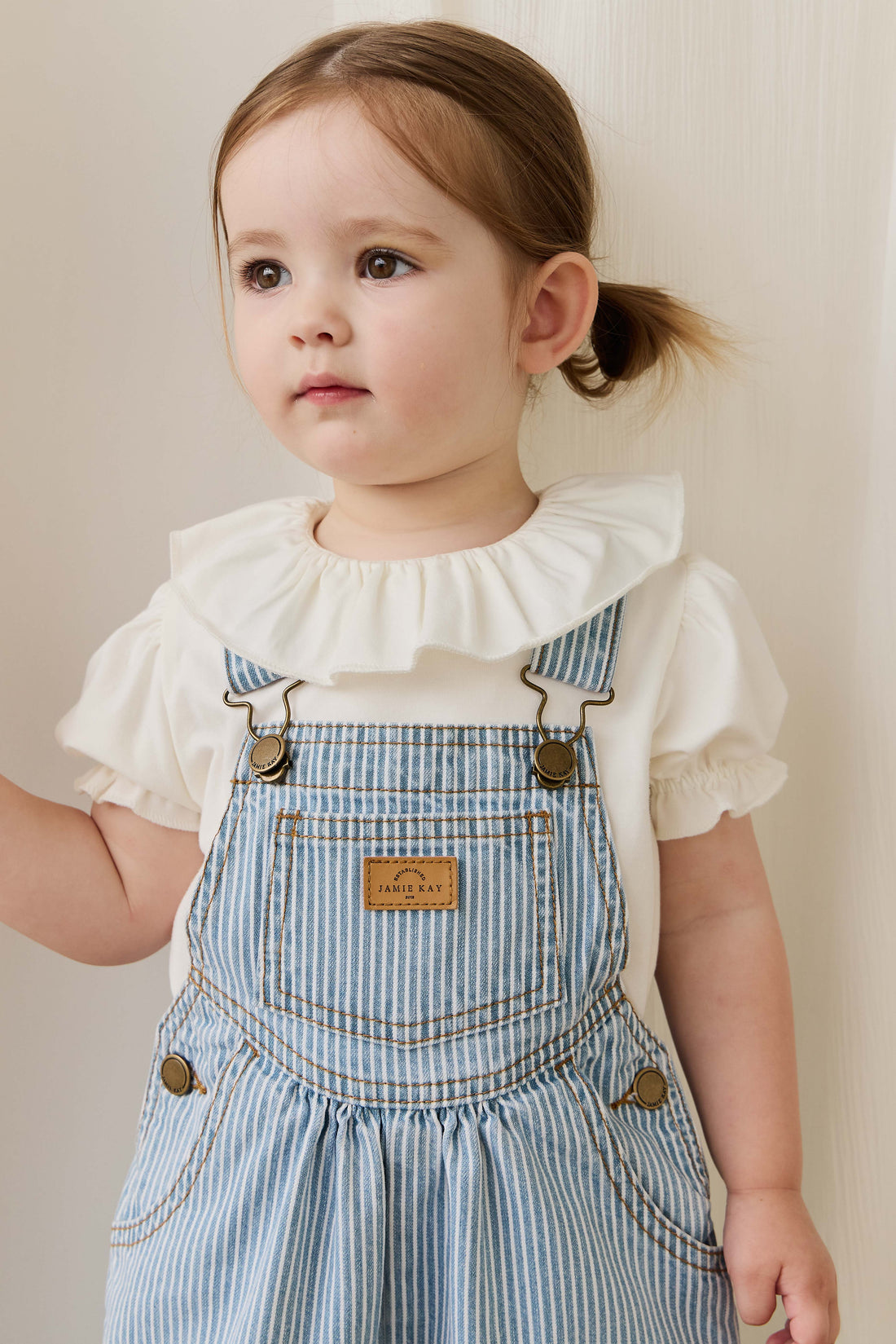 Cecil Overall - Holiday Stripe Childrens Overall from Jamie Kay Australia