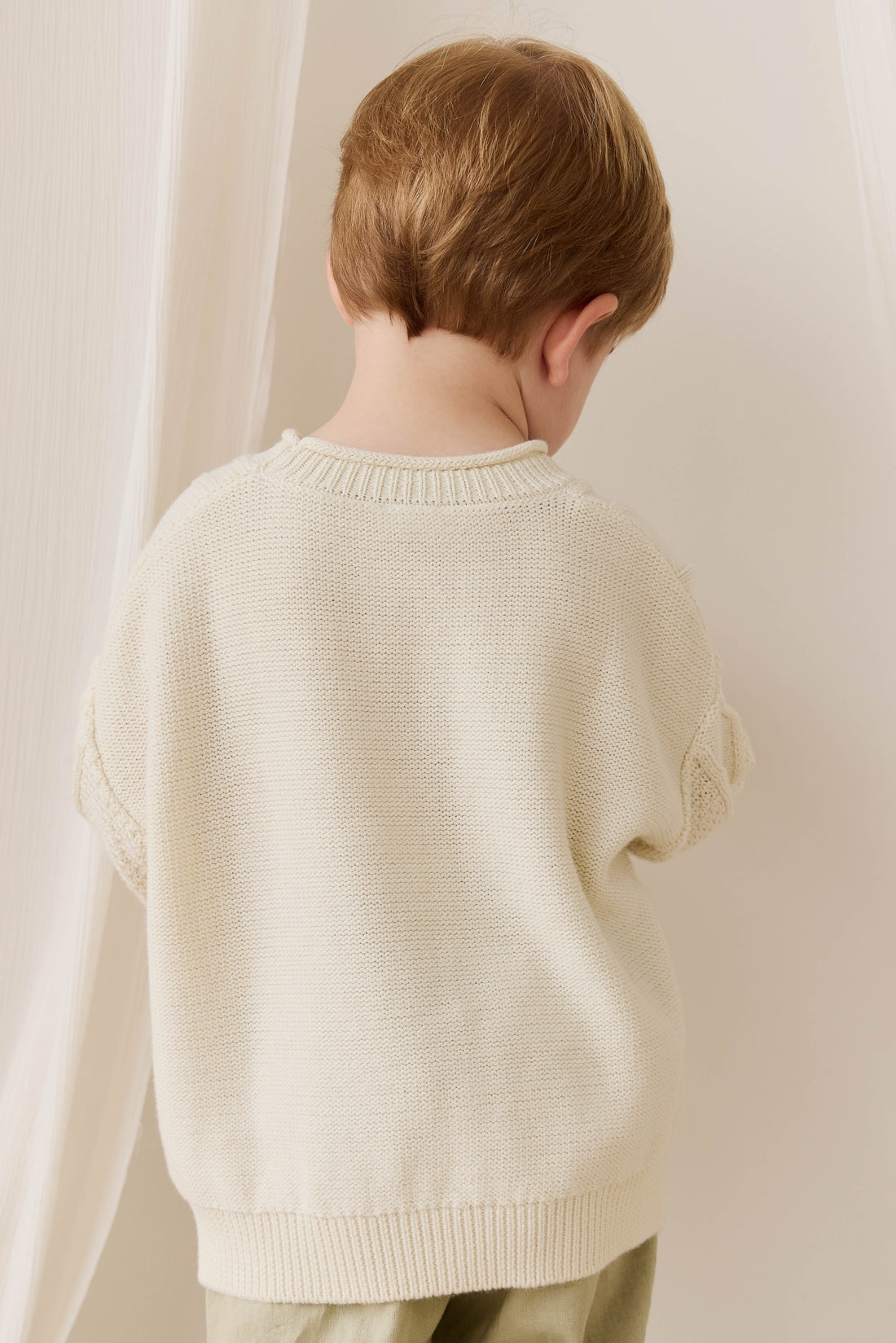 Sloan Jumper - Cloud Childrens Jumper from Jamie Kay Australia
