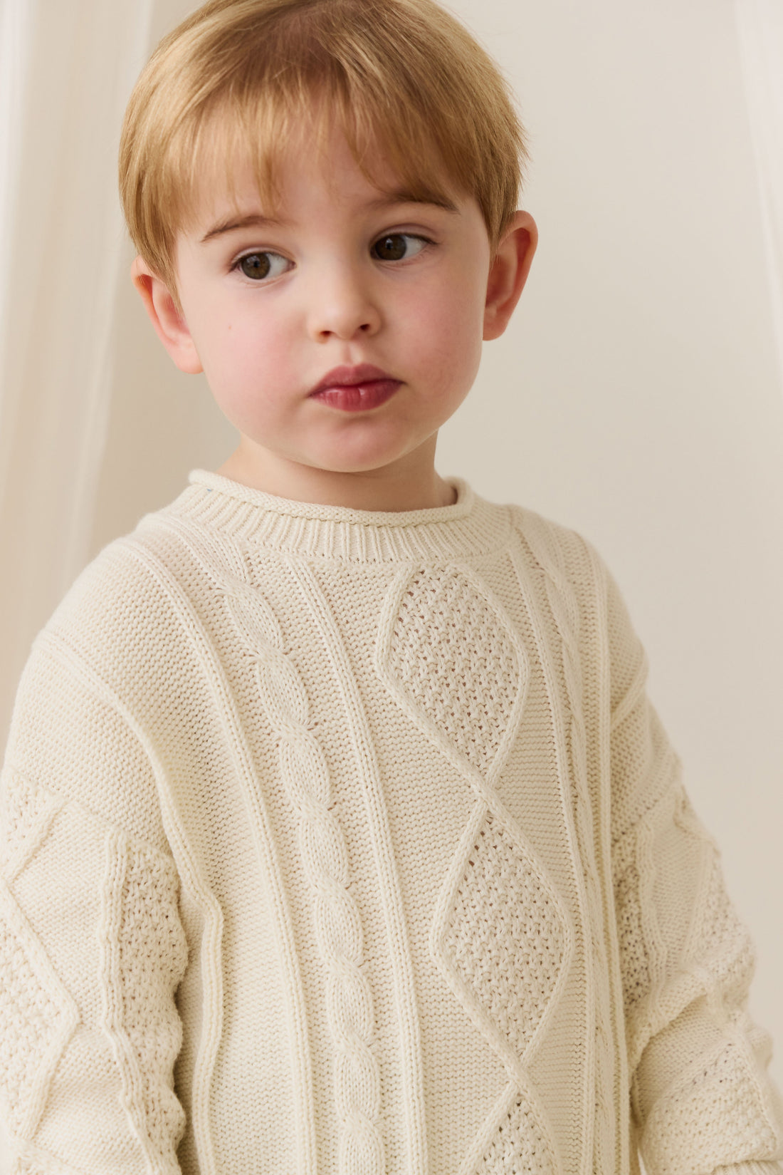 Sloan Jumper - Cloud Childrens Jumper from Jamie Kay Australia