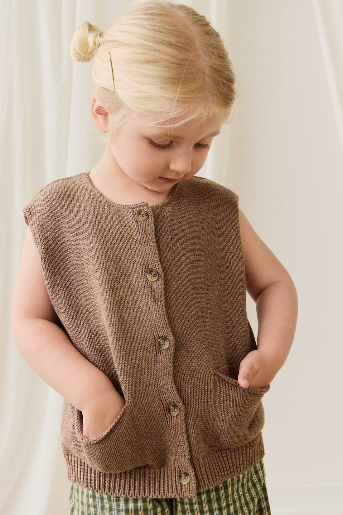 Flynn Vest - Doe Childrens Vest from Jamie Kay Australia