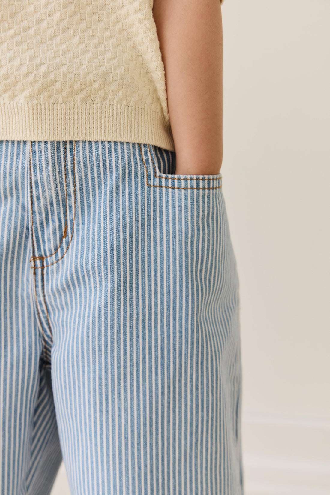 Abel Pant - Holiday Stripe Childrens Pant from Jamie Kay Australia