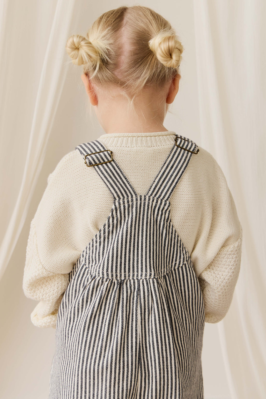 Cecil Overall-Sailor Stripe Eclipse / Cloud Childrens Overall from Jamie Kay Australia