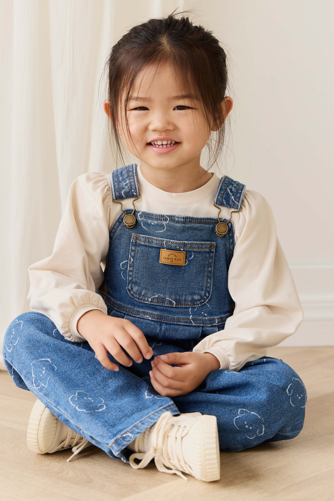 Blair Overall-Haru Denim Childrens Overall from Jamie Kay Australia