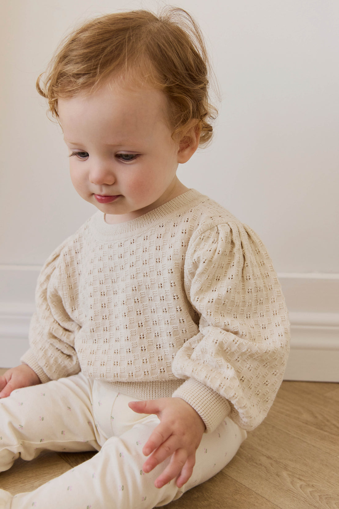 Organic Cotton Everyday Legging - Ditsy Cherries Childrens Legging from Jamie Kay Australia
