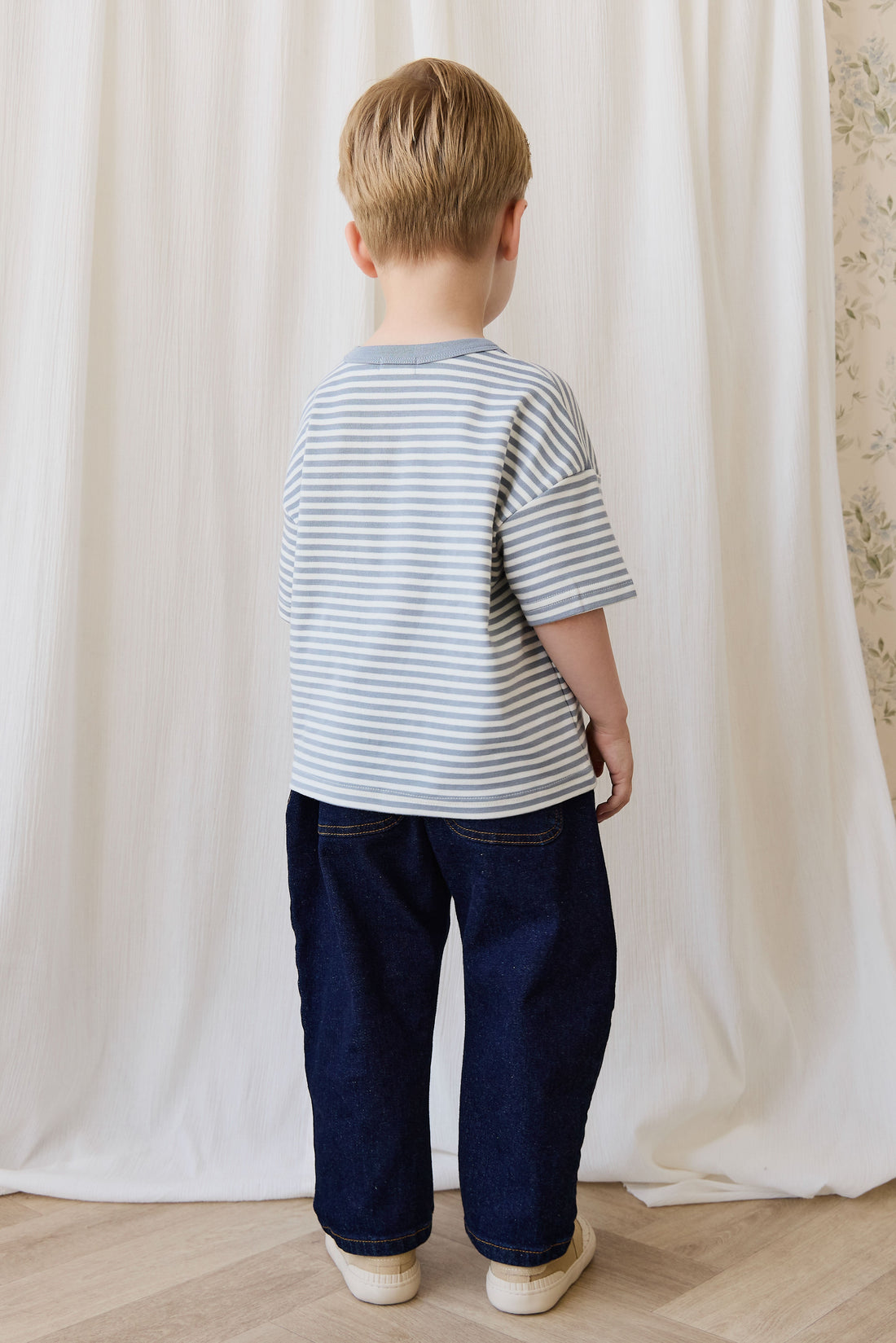 Rueben Pant-Mid Indigo Denim Childrens Pant from Jamie Kay Australia