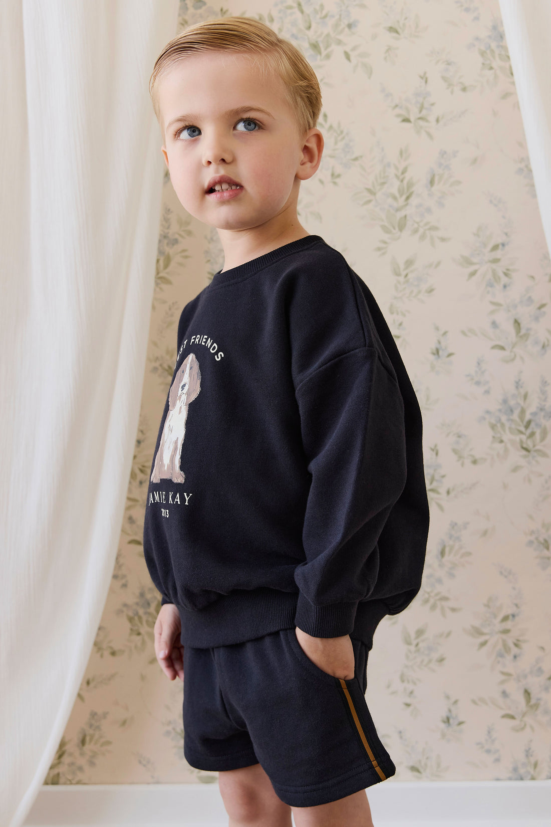 Organic Cotton Nash Short-Eclipse Childrens Shorts from Jamie Kay Australia