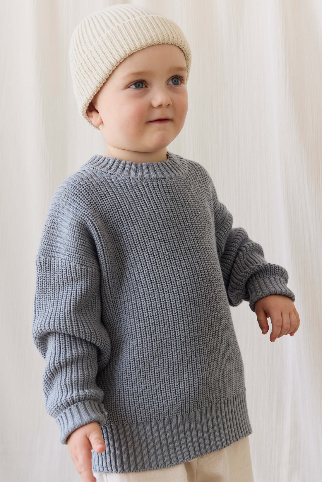 Johan Knit Jumper-Dawn Childrens Jumper from Jamie Kay Australia