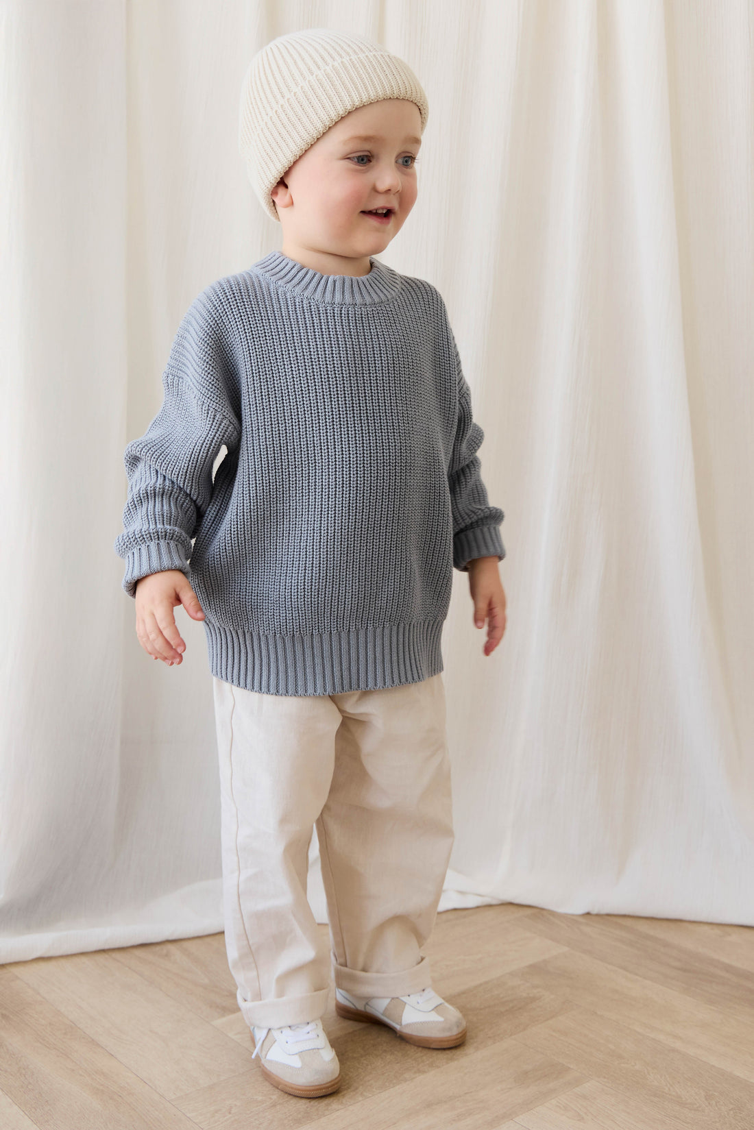 Johan Knit Jumper-Dawn Childrens Jumper from Jamie Kay Australia