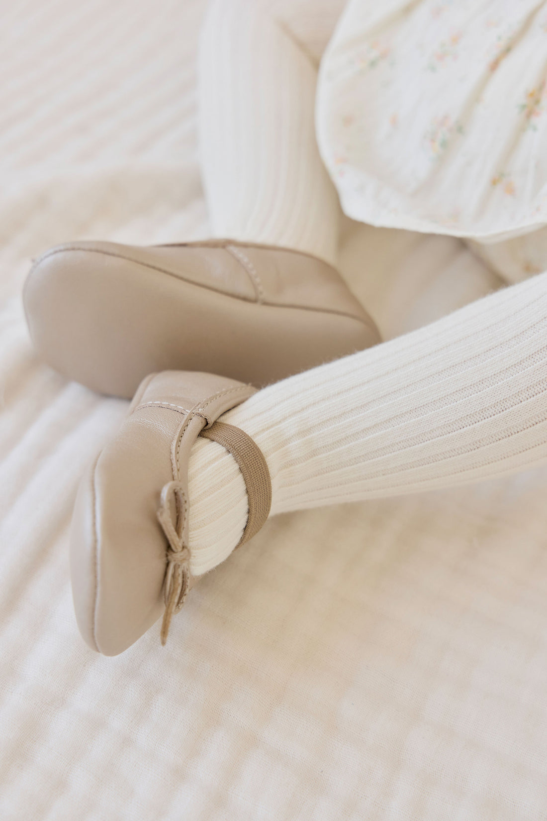 Bowie Baby Ballerinas-Matt Gold Childrens Footwear from Jamie Kay Australia