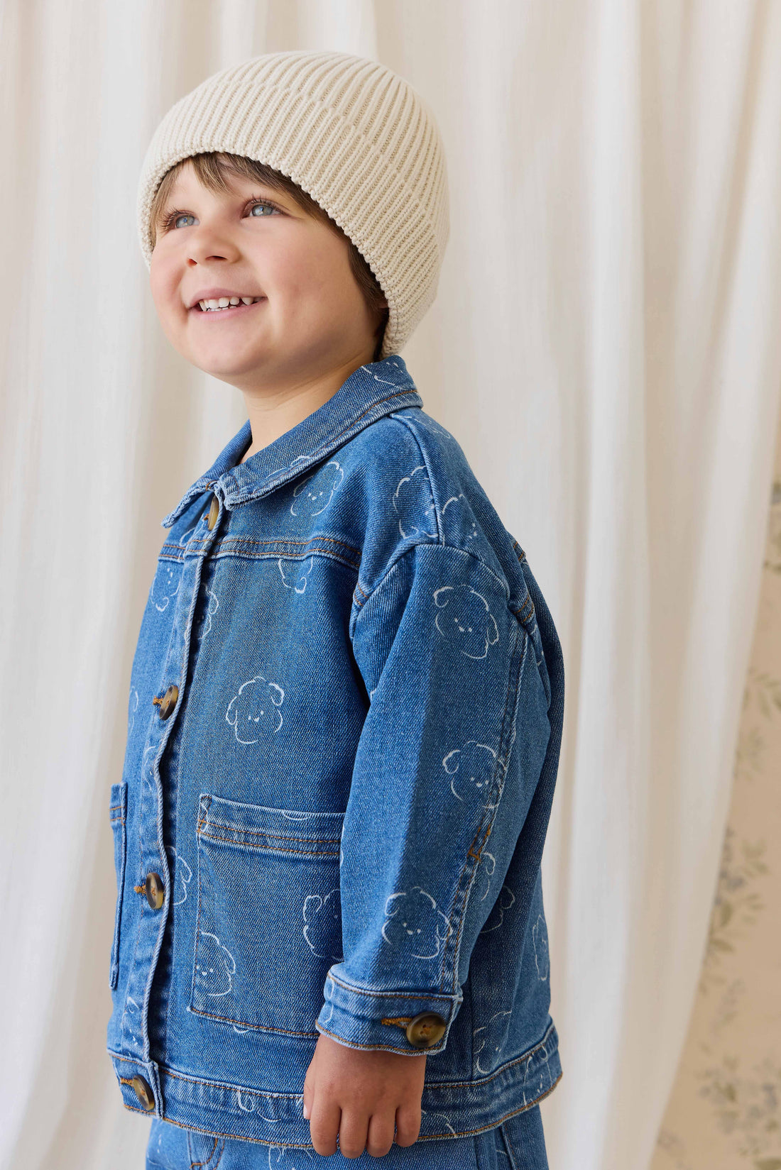 Axel Jacket-Haru Denim Childrens Jacket from Jamie Kay Australia