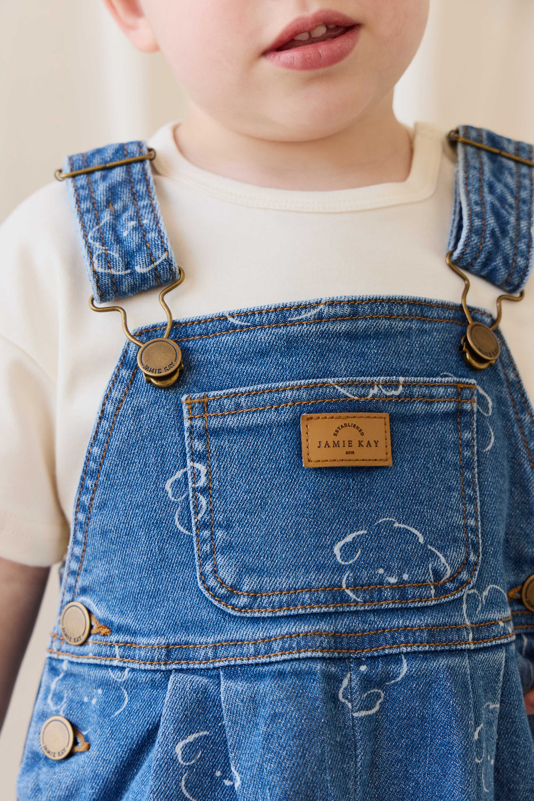Blair Overall-Haru Denim Childrens Overall from Jamie Kay Australia