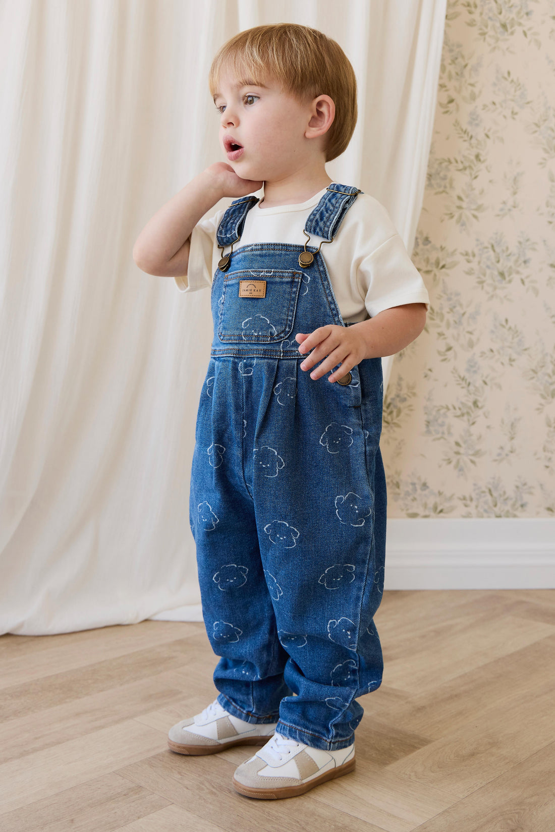 Blair Overall-Haru Denim Childrens Overall from Jamie Kay Australia