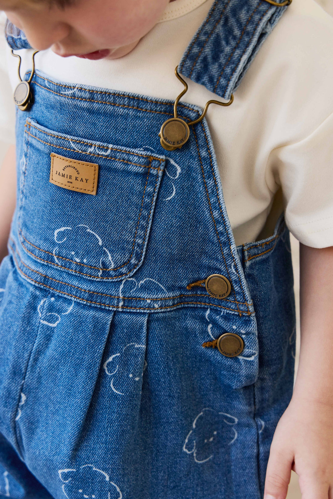 Blair Overall-Haru Denim Childrens Overall from Jamie Kay Australia