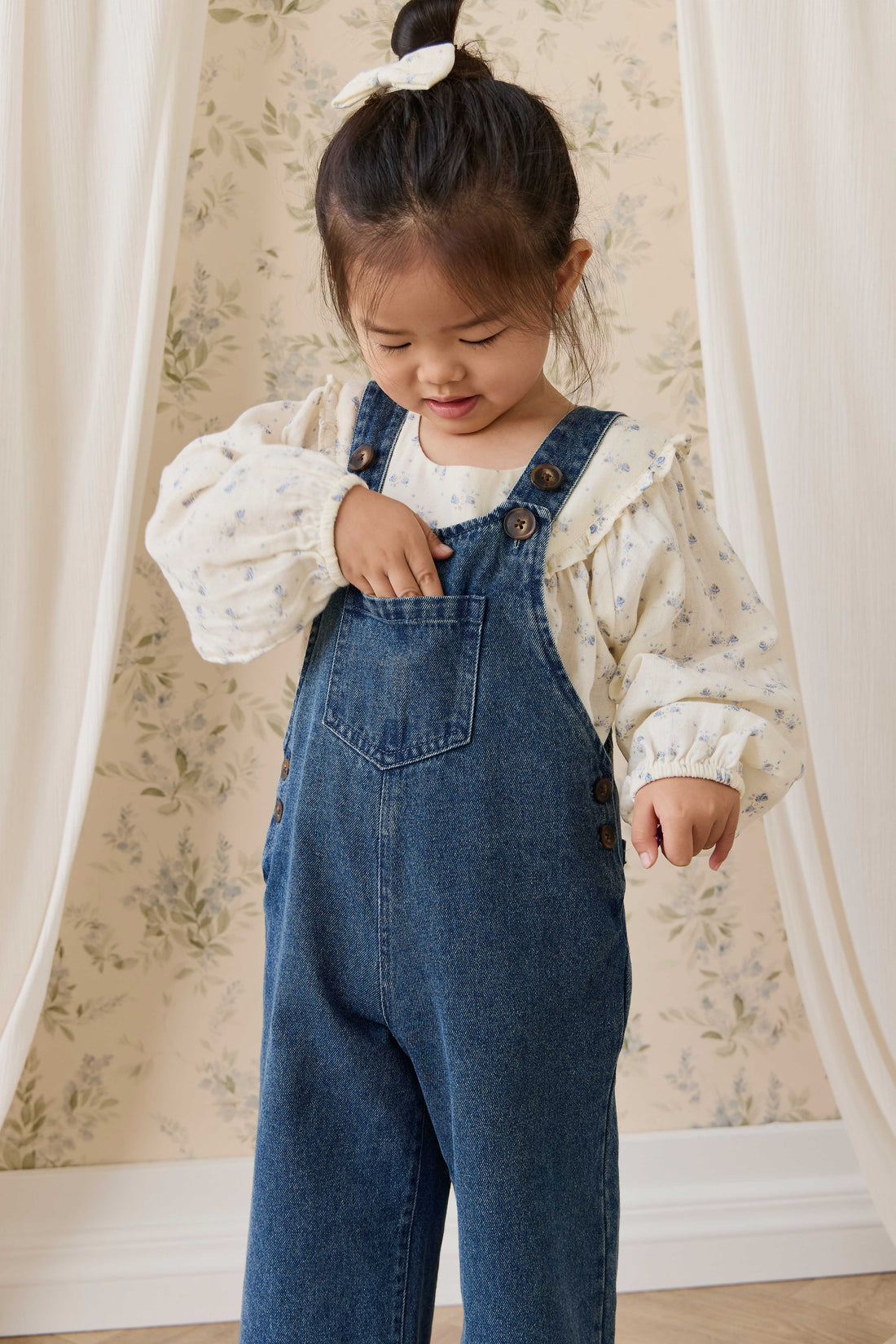 Dorian Overall-Classic Denim Childrens Overall from Jamie Kay Australia