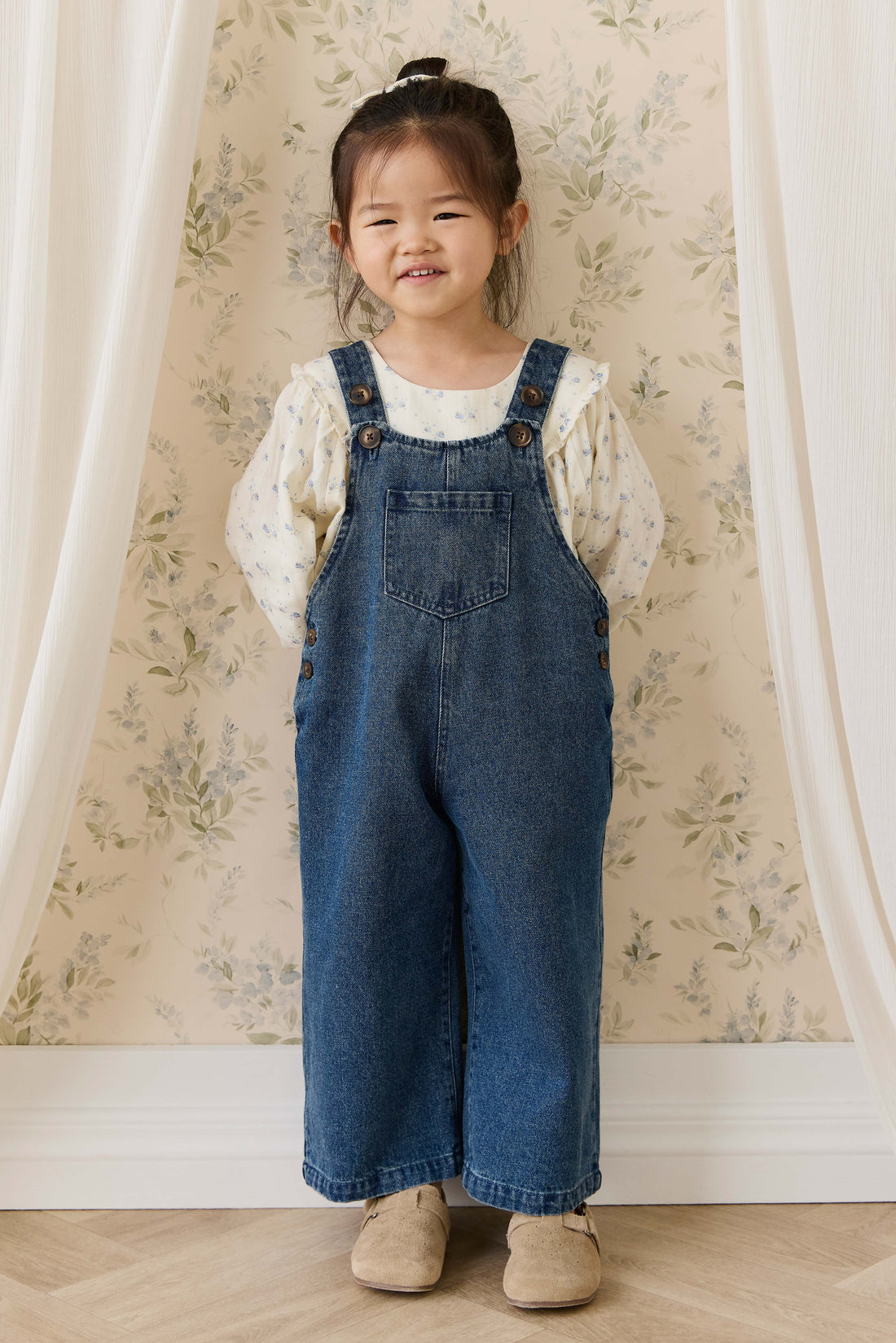 Dorian Overall-Classic Denim Childrens Overall from Jamie Kay Australia