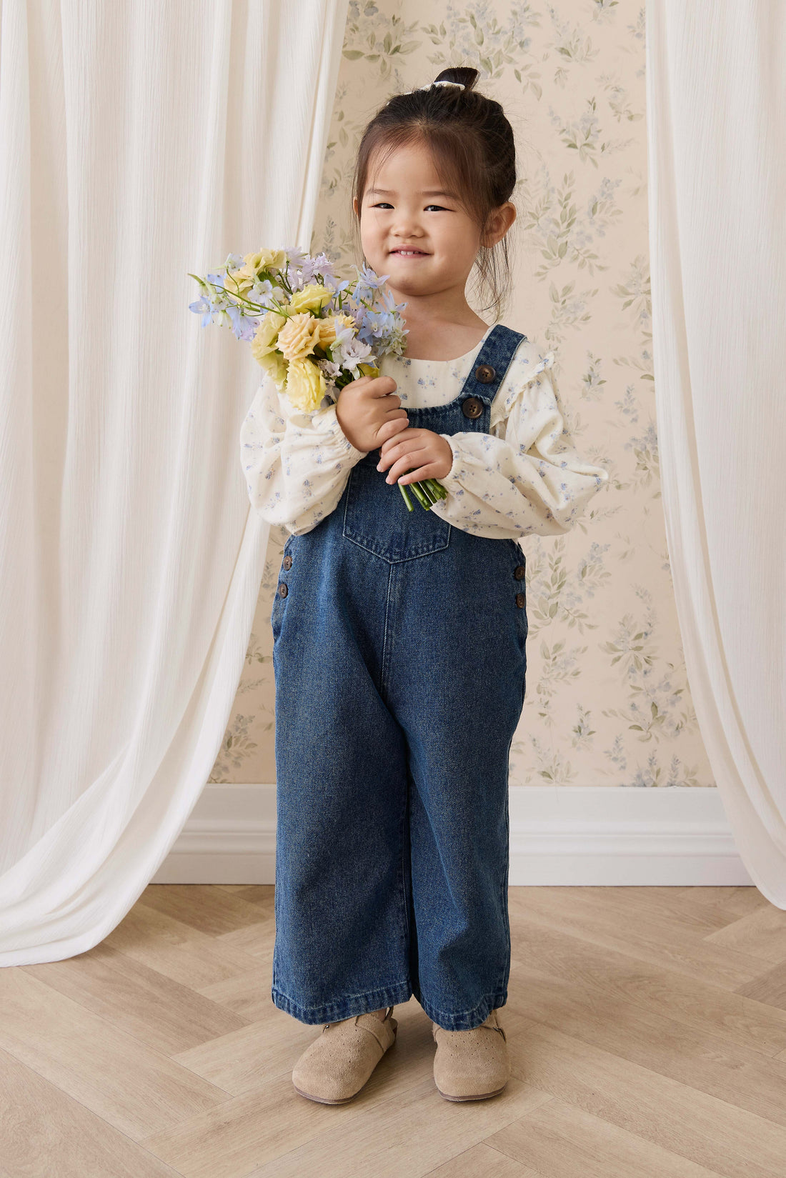 Dorian Overall-Classic Denim Childrens Overall from Jamie Kay Australia