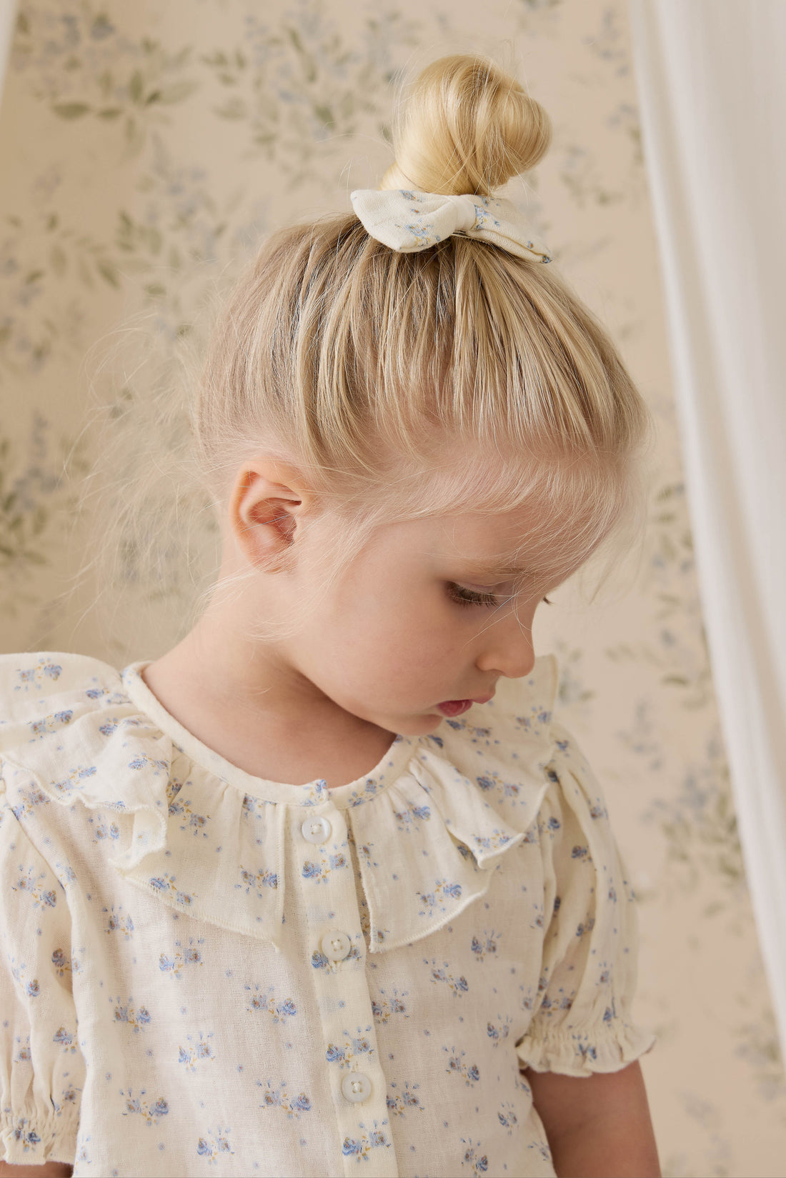 Organic Cotton Muslin Alora Top-Molly Blue Childrens Top from Jamie Kay Australia