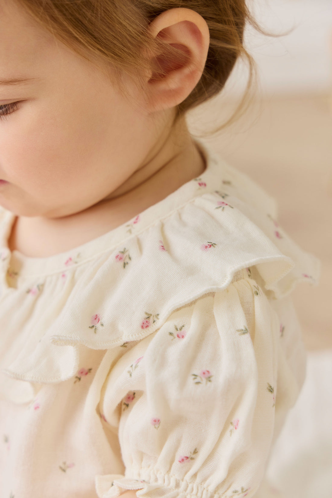 Organic Cotton Muslin Alora Top - Willow Rose Childrens Top from Jamie Kay Australia