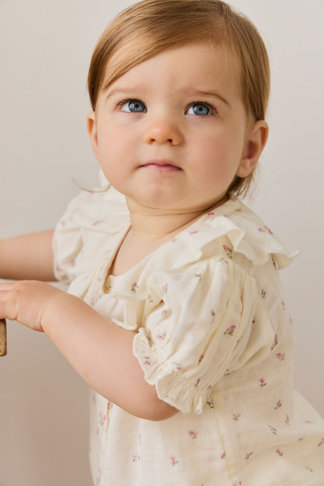Organic Cotton Muslin Alora Top - Willow Rose Childrens Top from Jamie Kay Australia