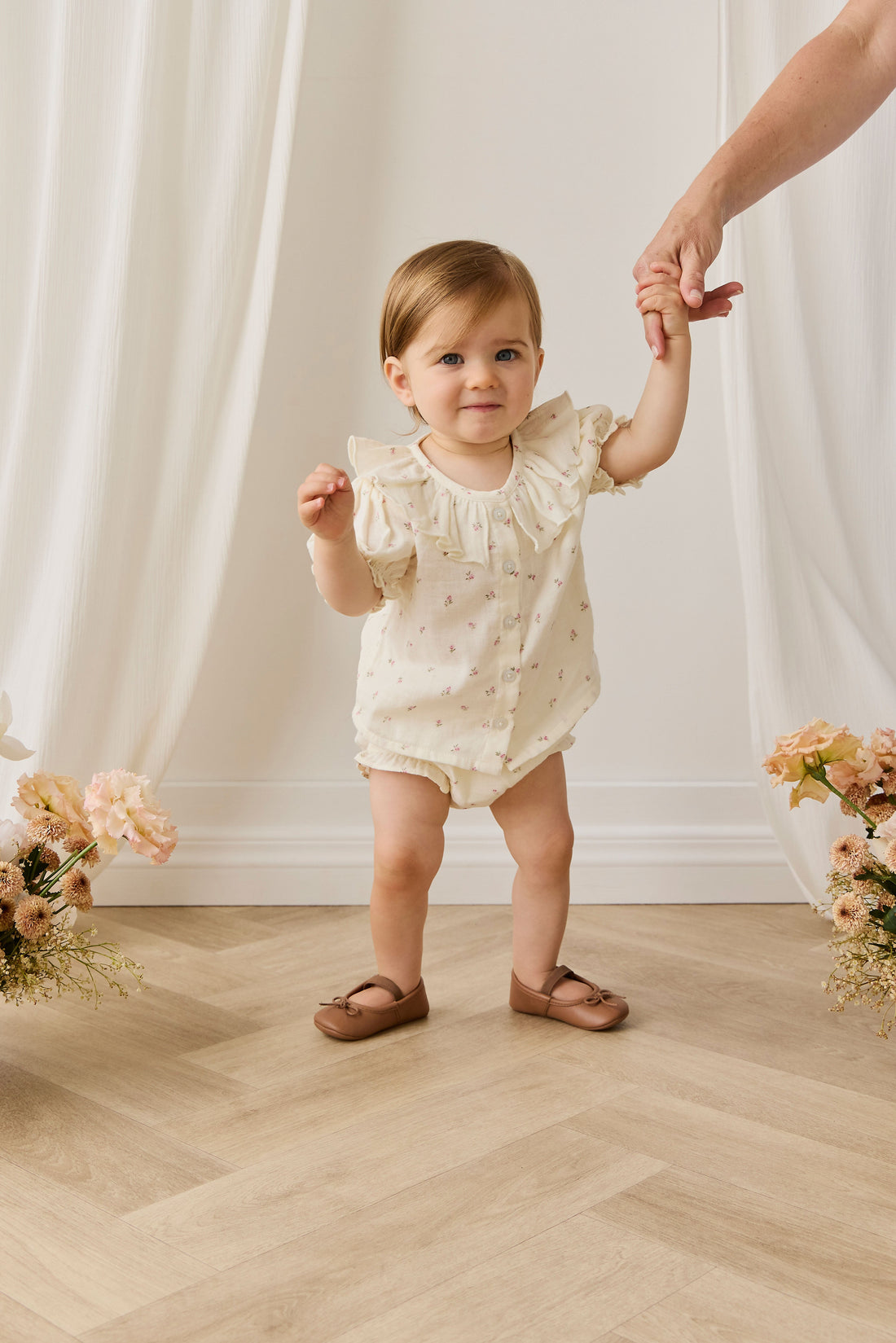 Organic Cotton Muslin Alora Top - Willow Rose Childrens Top from Jamie Kay Australia