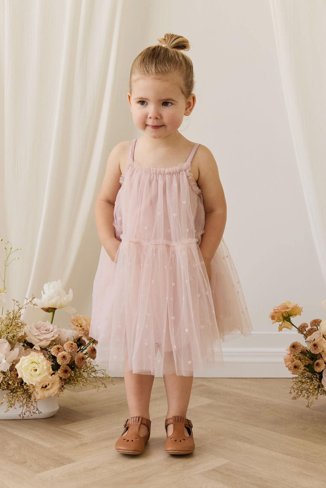 Nylah Dress - Petite Heart Rosie Childrens Dress from Jamie Kay Australia