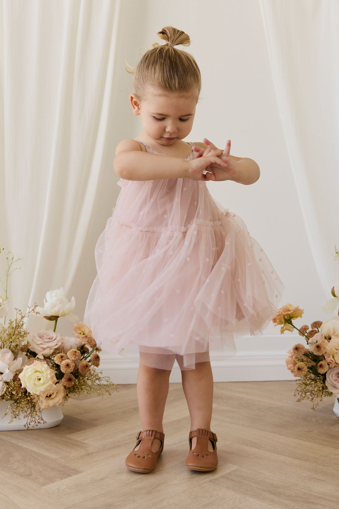 Nylah Dress - Petite Heart Rosie Childrens Dress from Jamie Kay Australia