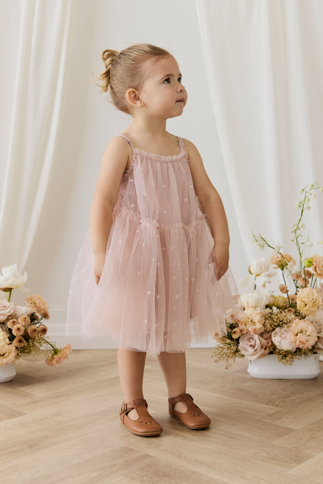 Nylah Dress - Petite Heart Rosie Childrens Dress from Jamie Kay Australia