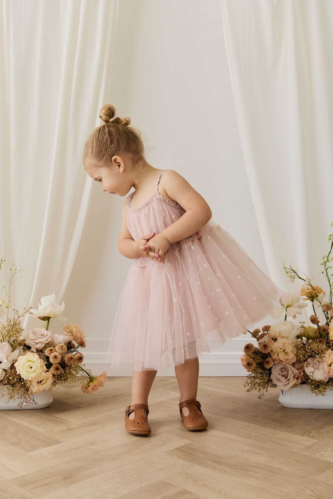 Nylah Dress - Petite Heart Rosie Childrens Dress from Jamie Kay Australia