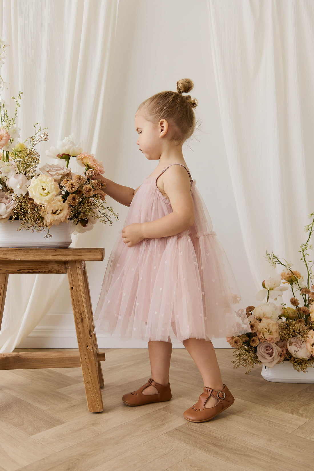 Nylah Dress - Petite Heart Rosie Childrens Dress from Jamie Kay Australia